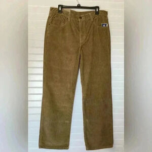 NWT LEVI’S Gold/ Camel Mid Rise Straight Leg Corduroy Pants Size 32X30
